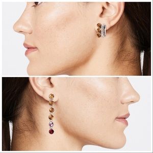 NWT For Love and Lemons Cleo Mismatched Earrings